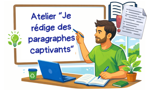 Atelier « Je rédige des premiers paragraphes captivants »